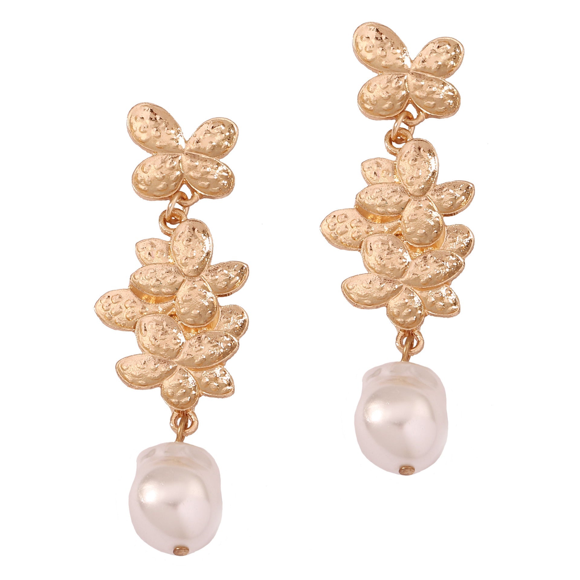 Delicate Artisan Pearl Earring