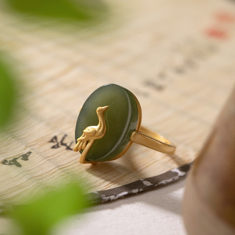 Delicate Artisan Gold Ring
