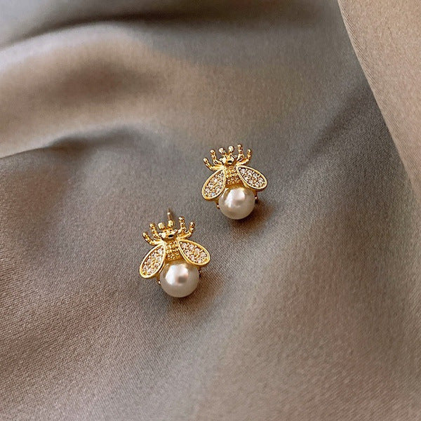 Delicate Artisan Pearl Earring