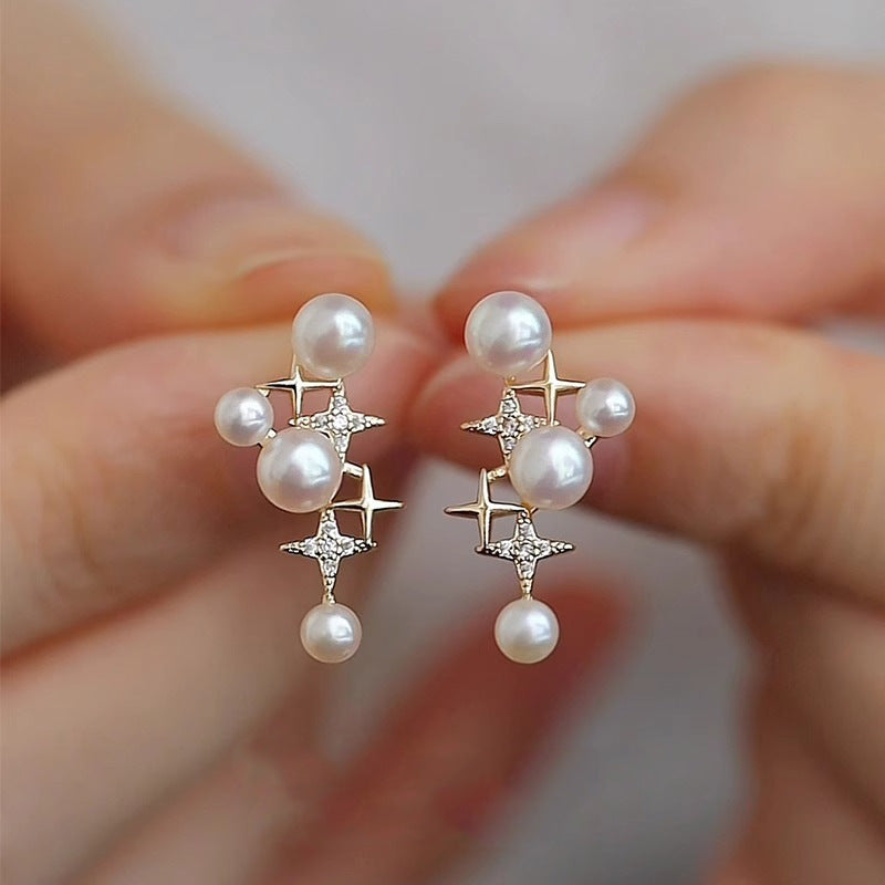 Vintage Handmade Pearl Earring