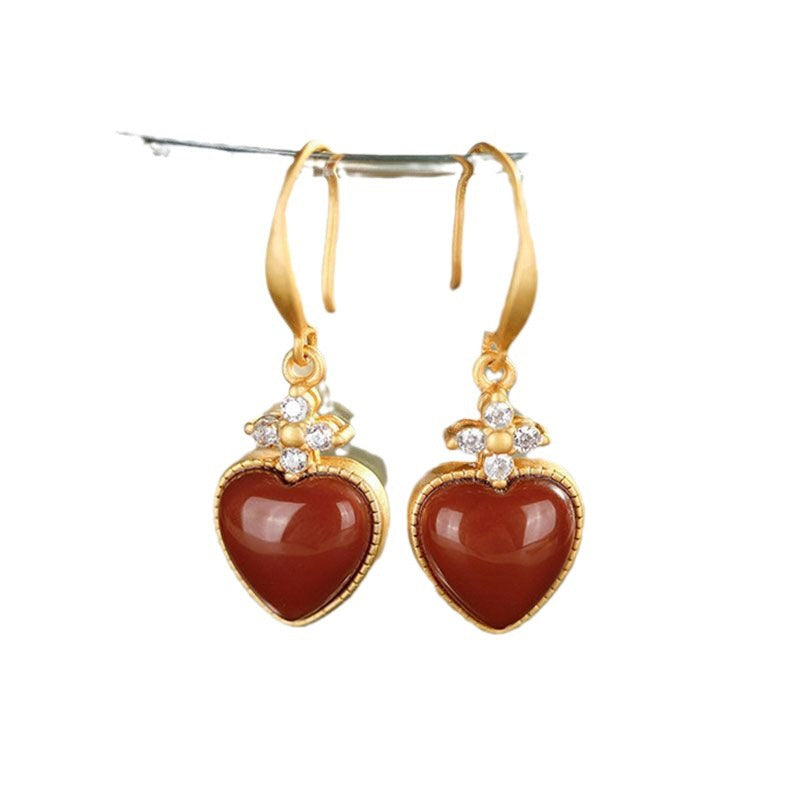 Vintage Handmade Gold Earring