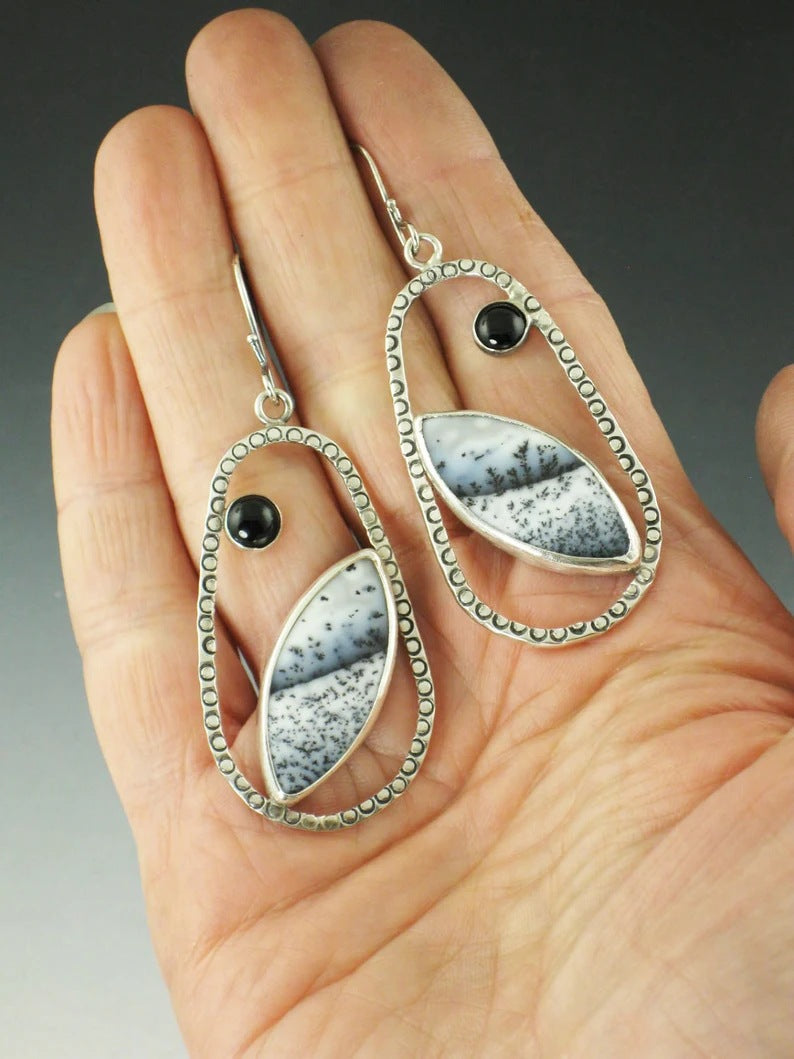 Delicate Artisan Silver Earring