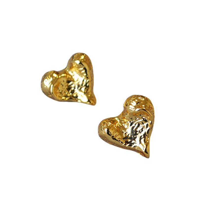Vintage Handmade Gold Earring