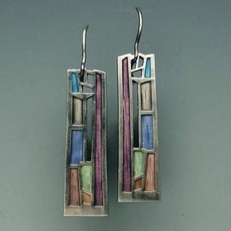 Vintage Handmade Silver Earring