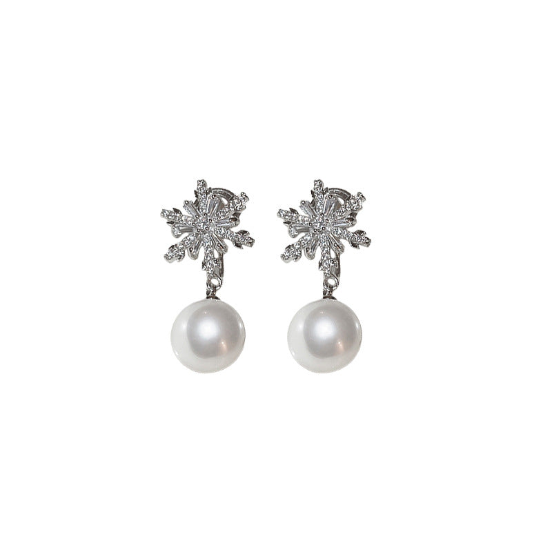 Delicate Artisan Pearl Earring