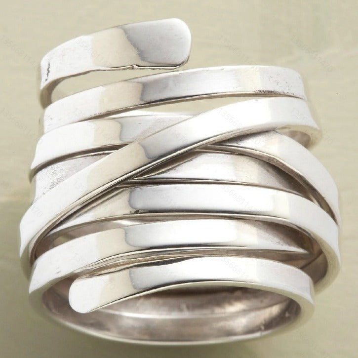 Delicate Artisan Silver Ring