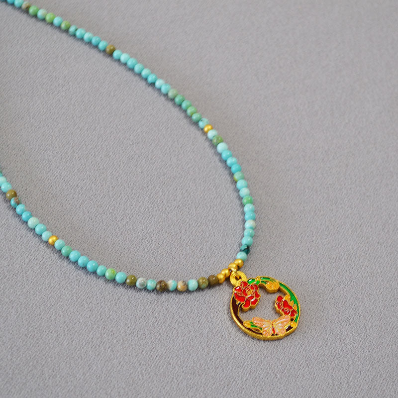Delicate Artisan Gold Necklace
