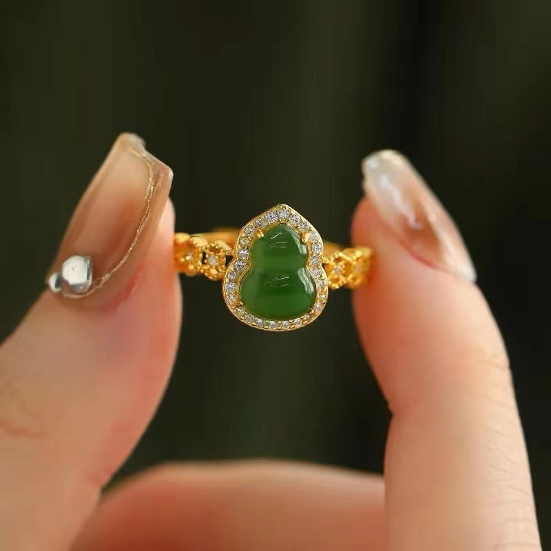 Delicate Artisan Gold Ring