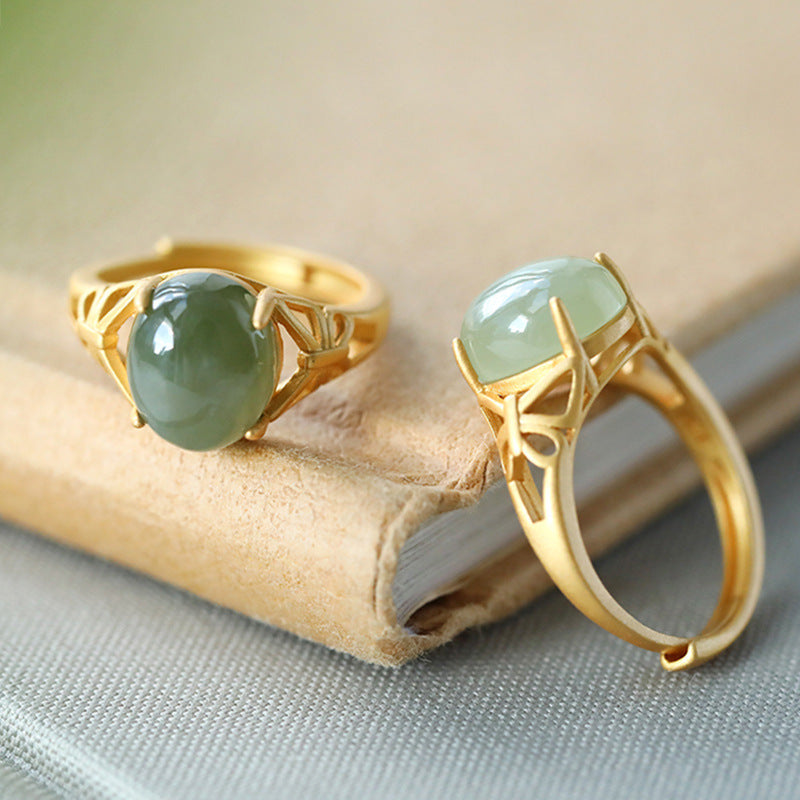 Delicate Artisan Gold Ring