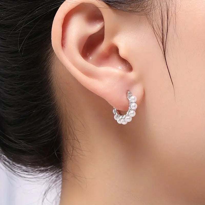 Delicate Artisan Pearl Earring