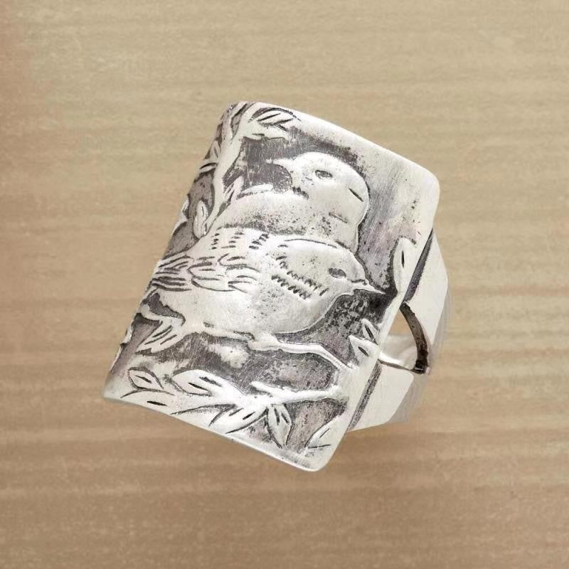 Delicate Artisan Silver Ring
