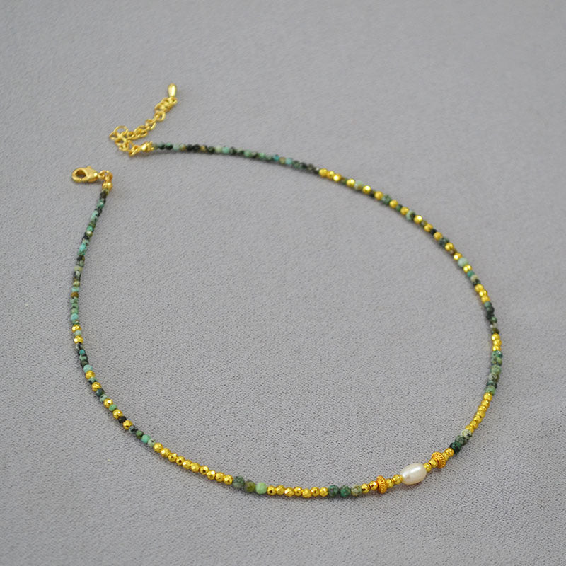 Vintage Handmade Gold Necklace