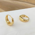 Delicate Artisan Gold Earring