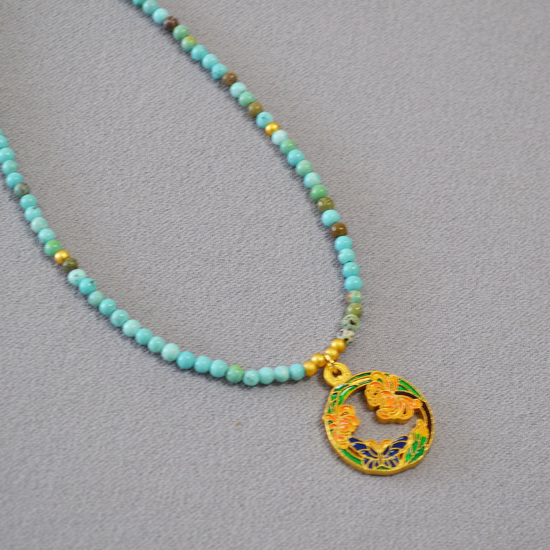 Delicate Artisan Gold Necklace