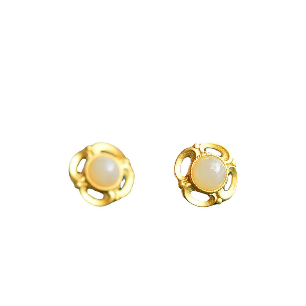 Delicate Artisan Gold Earring