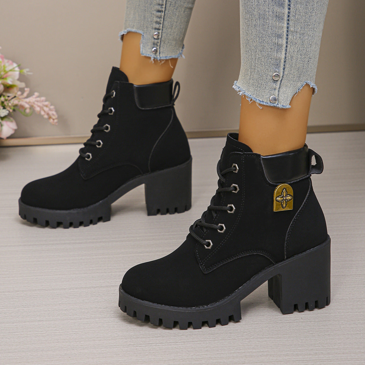 Vintage Inspired Orthopedic Boots