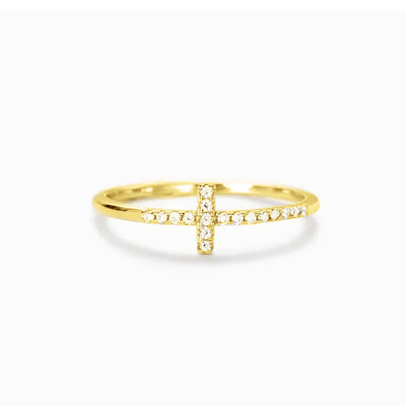 Delicate Artisan Gold Ring
