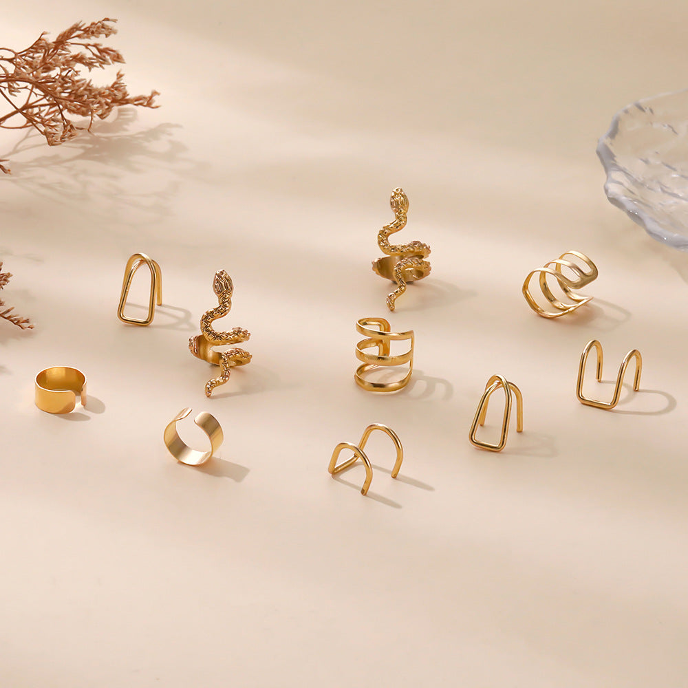 Romantic Gold Earring for Special Moments