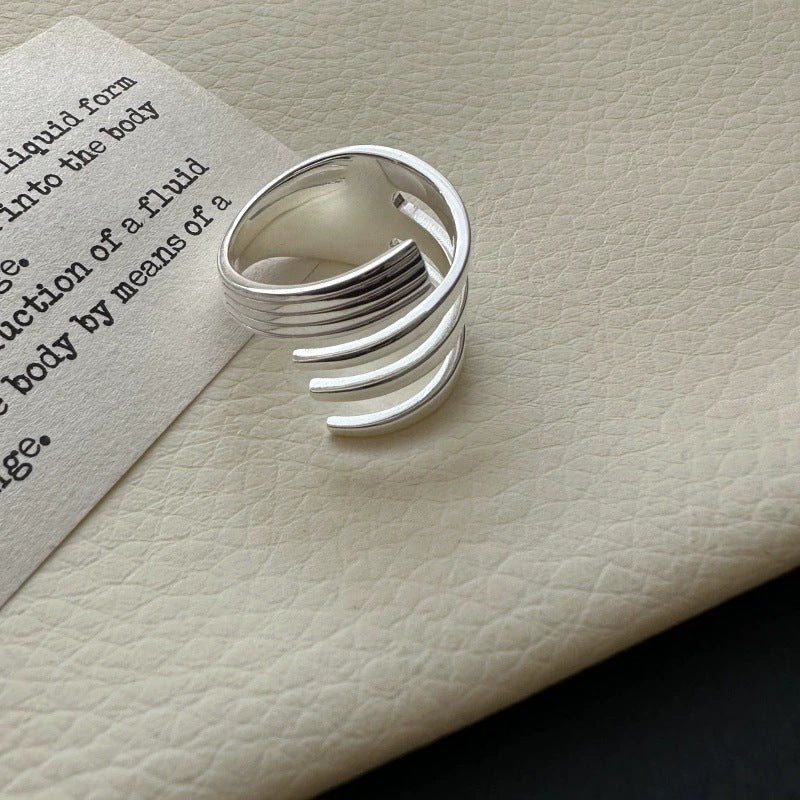 Beautiful Silver Ring with Unique Style