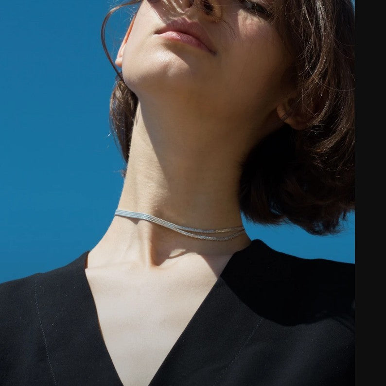 Delicate Artisan Silver Necklace