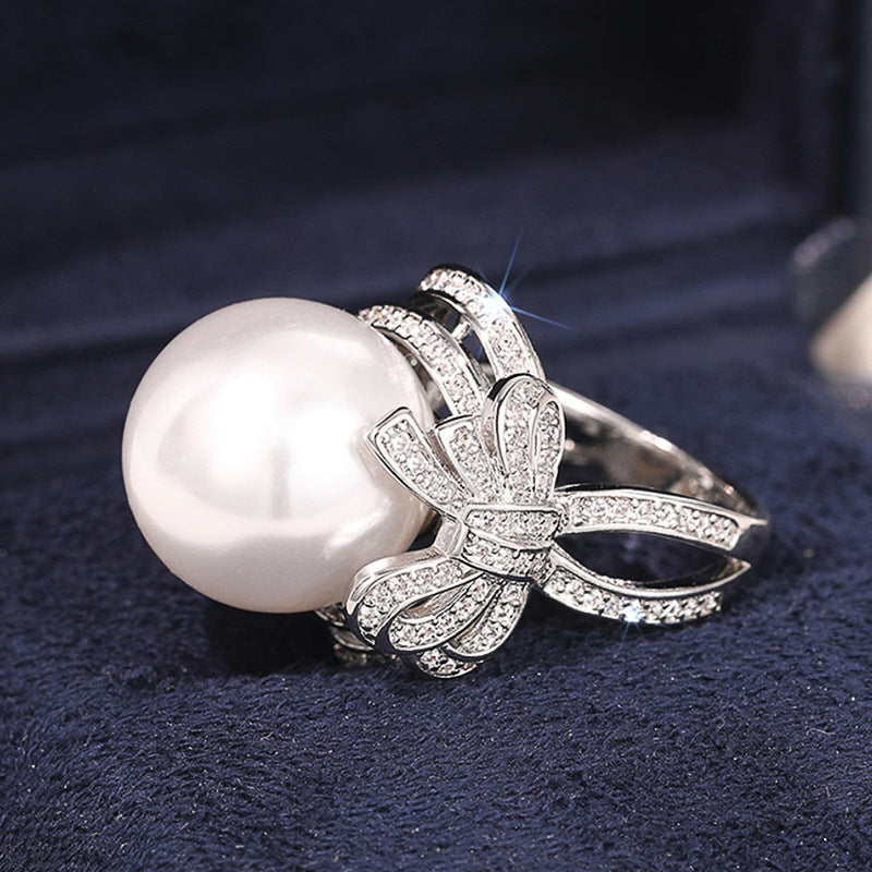 Stunning Pearl Ring for Daily Wear
