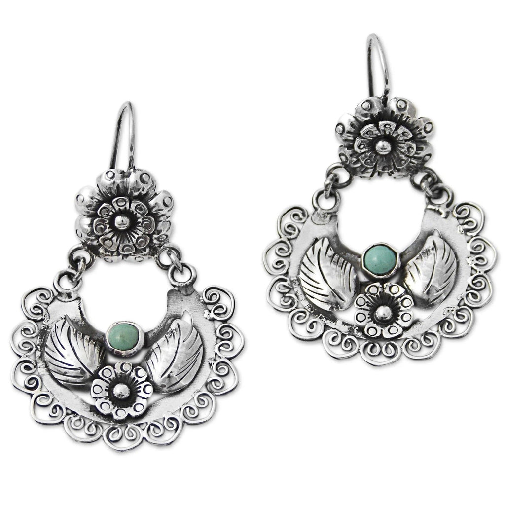Delicate Artisan Silver Earring