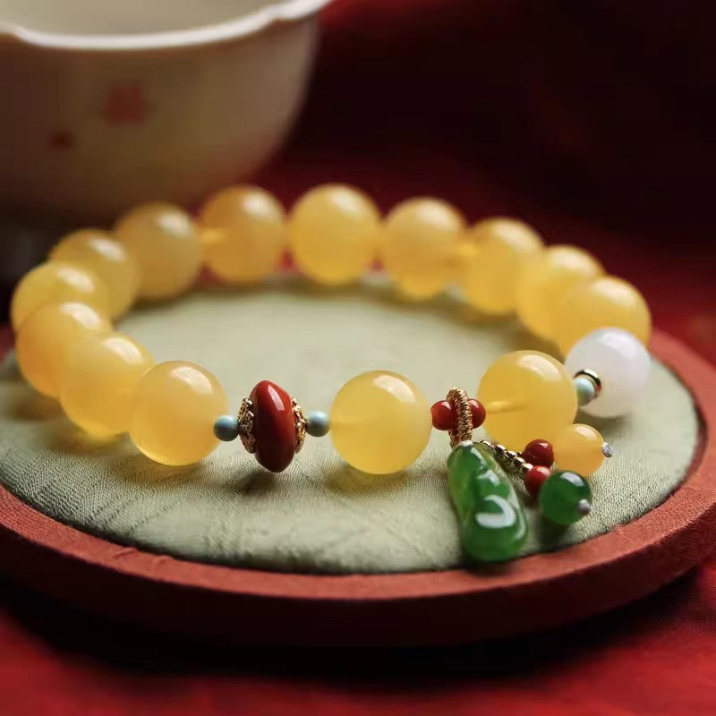 Delicate Artisan Gold Bracelet