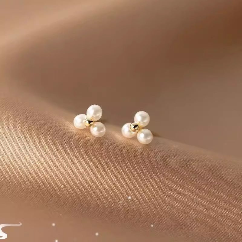 Delicate Artisan Pearl Earring