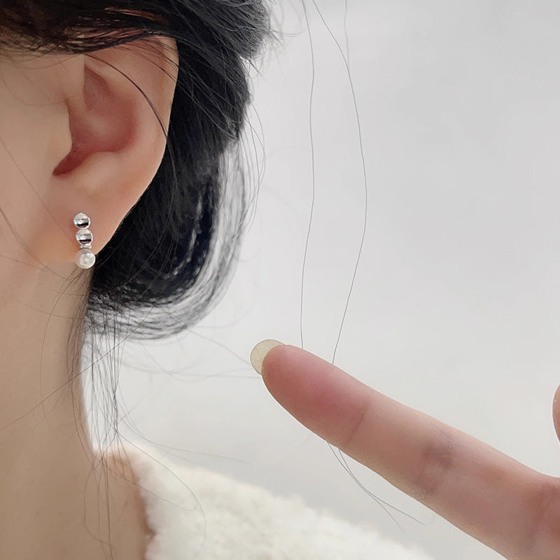 Delicate Artisan Pearl Earring