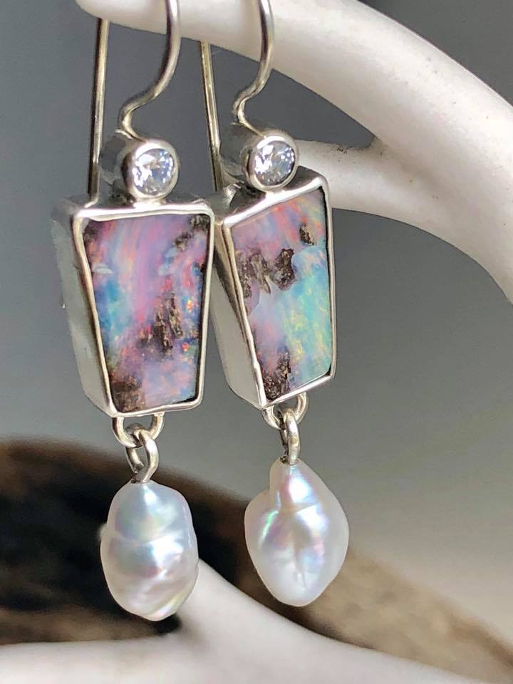 Vintage Handmade Pearl Earring
