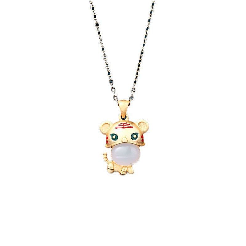 Vintage Handmade Gold Necklace