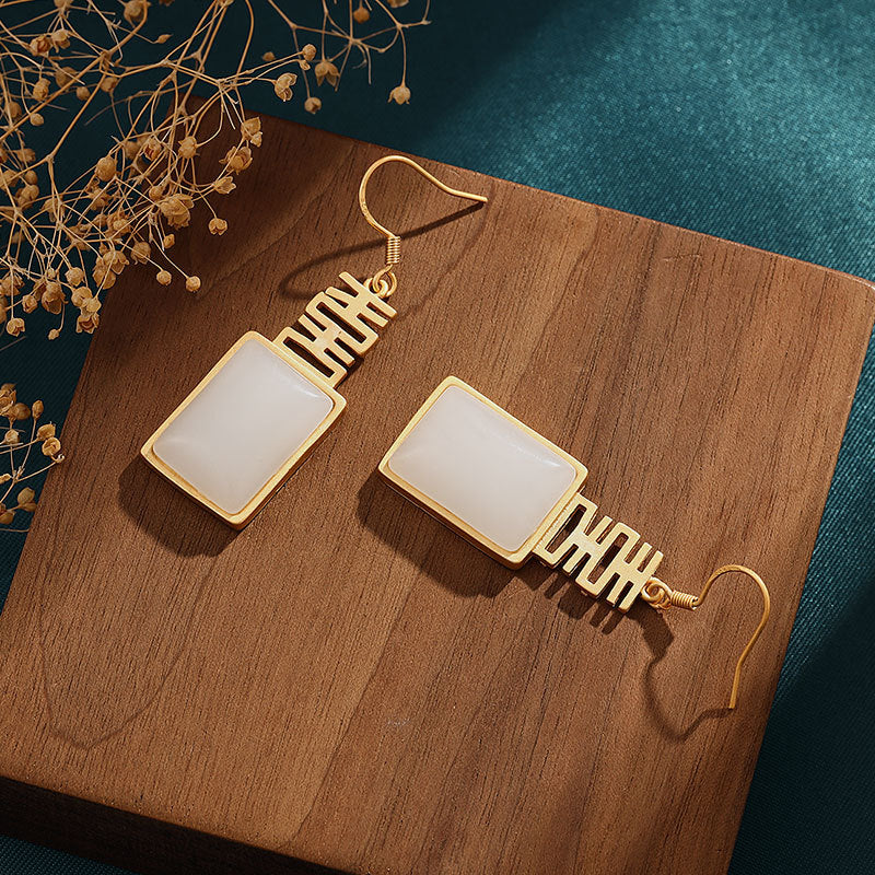 Delicate Artisan Gold Earring