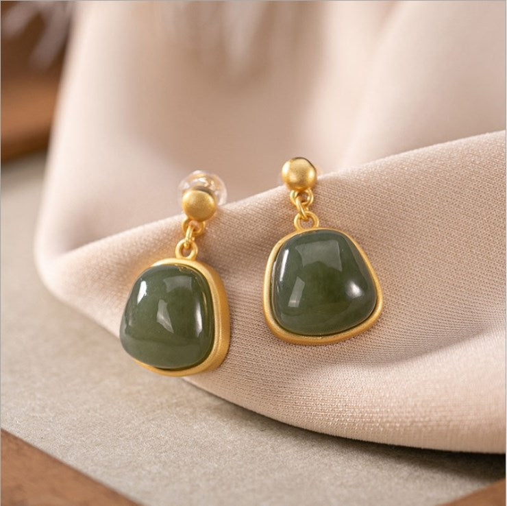 Delicate Artisan Gold Earring
