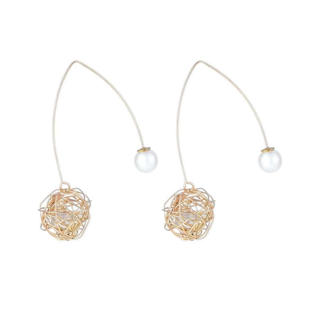 Beautiful Pearl Earring with Unique Style