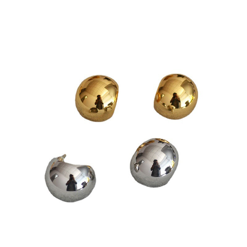 Vintage Handmade Gold Earring