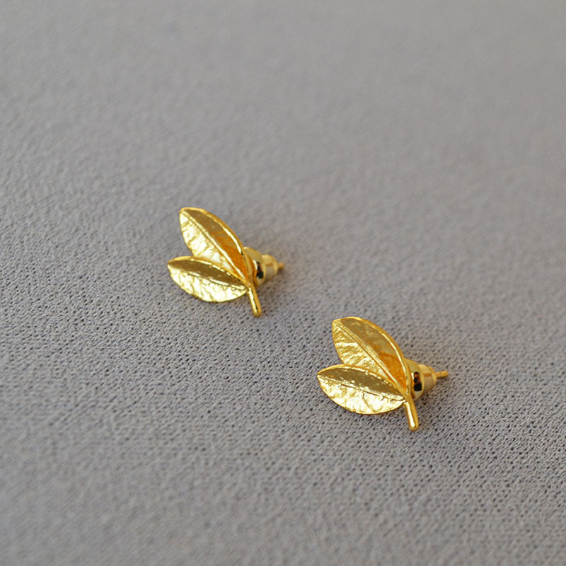 Vintage Handmade Gold Earring
