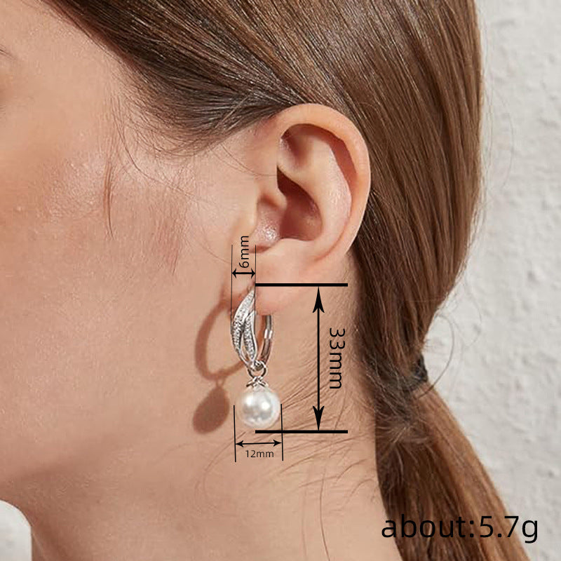 Delicate Artisan Pearl Earring