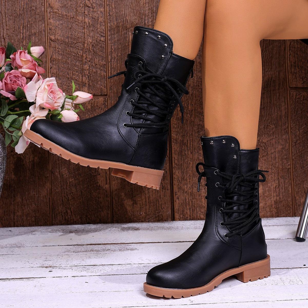 Vintage Inspired Orthopedic Boots