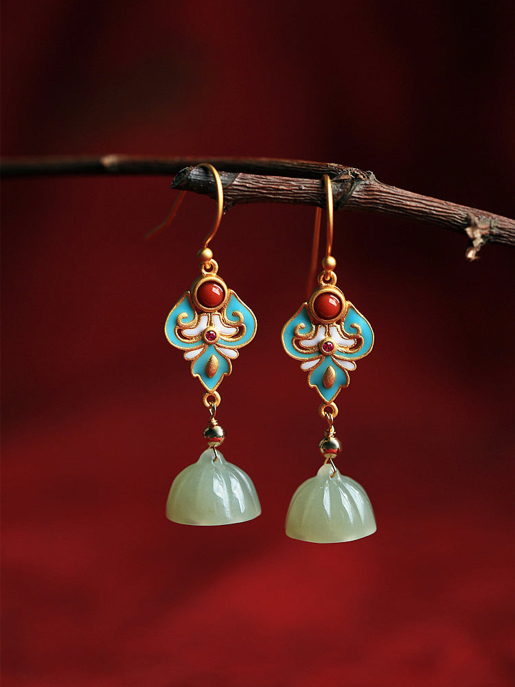 Vintage Handmade Gold Earring