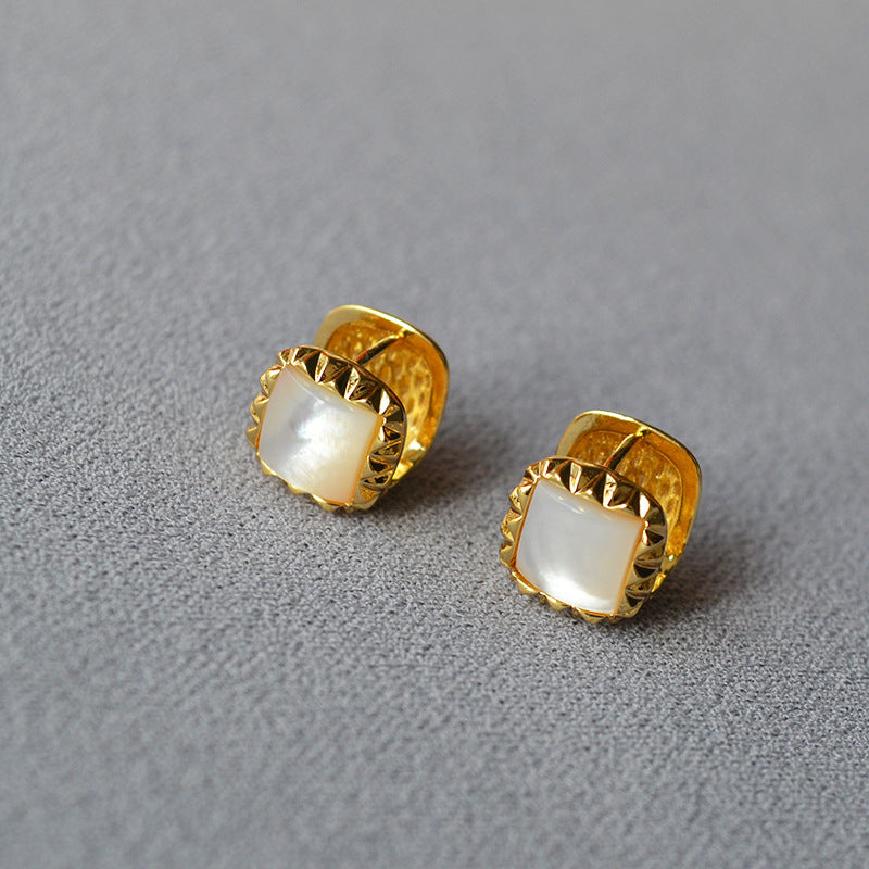 Delicate Artisan Gold Earring