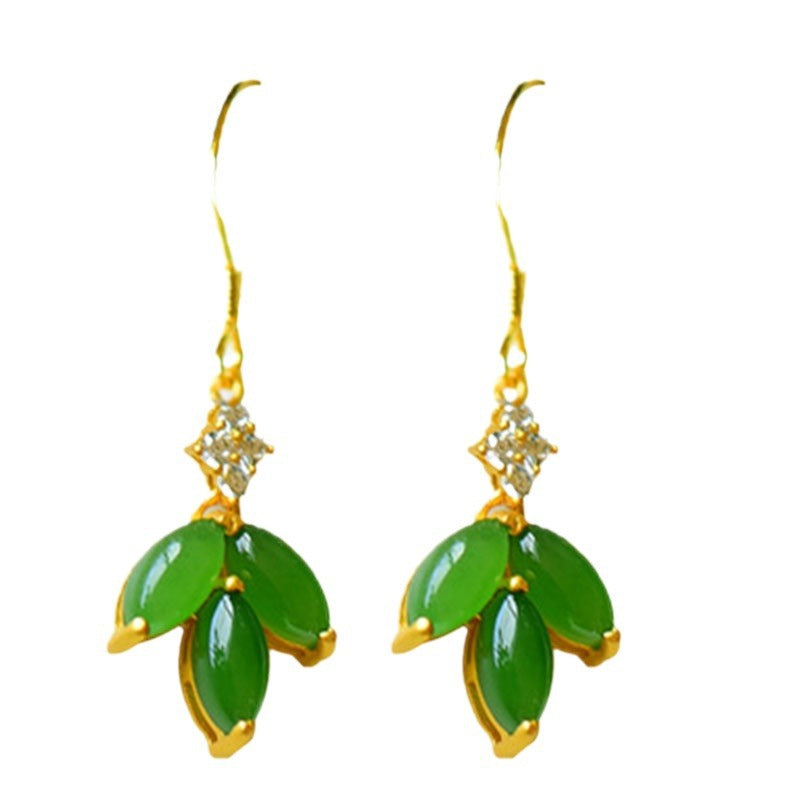 Delicate Artisan Gold Earring
