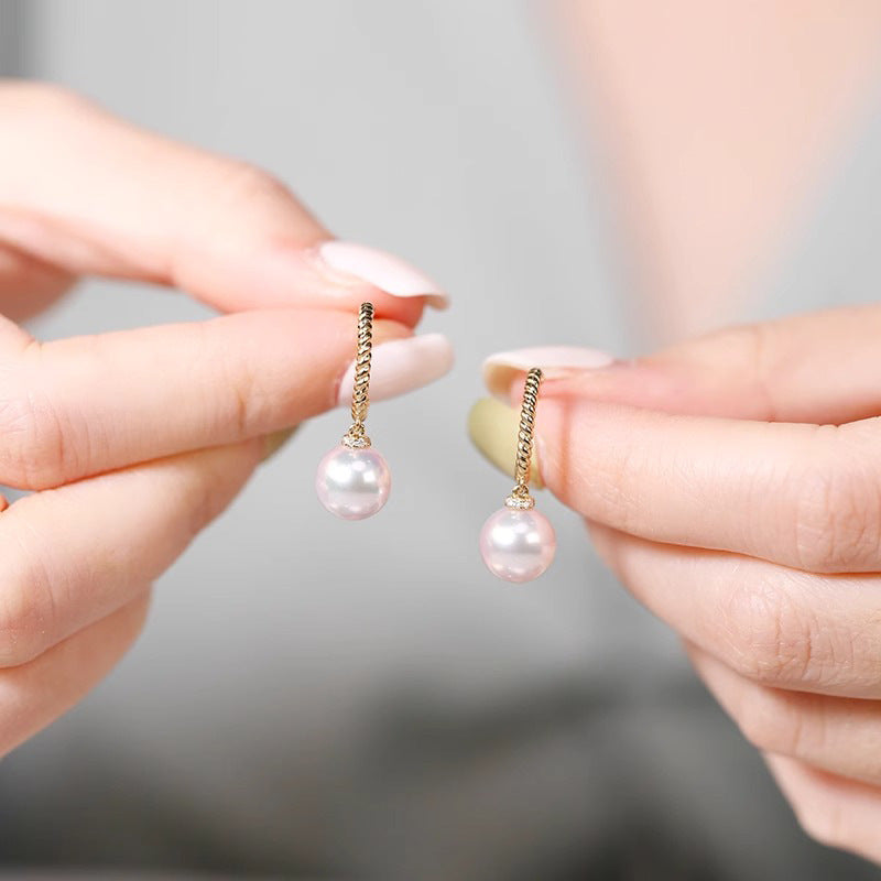 Delicate Artisan Pearl Earring