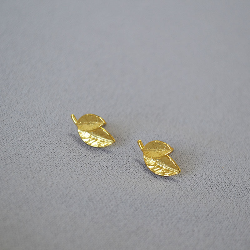 Vintage Handmade Gold Earring