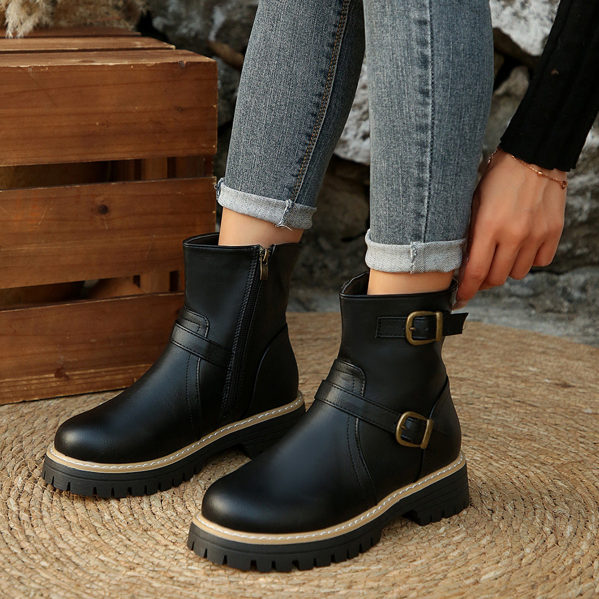 Classic Orthopedic Boots with Timeless Style