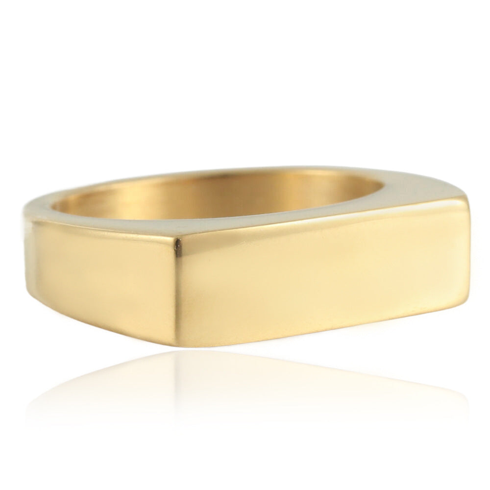 Delicate Artisan Gold Ring