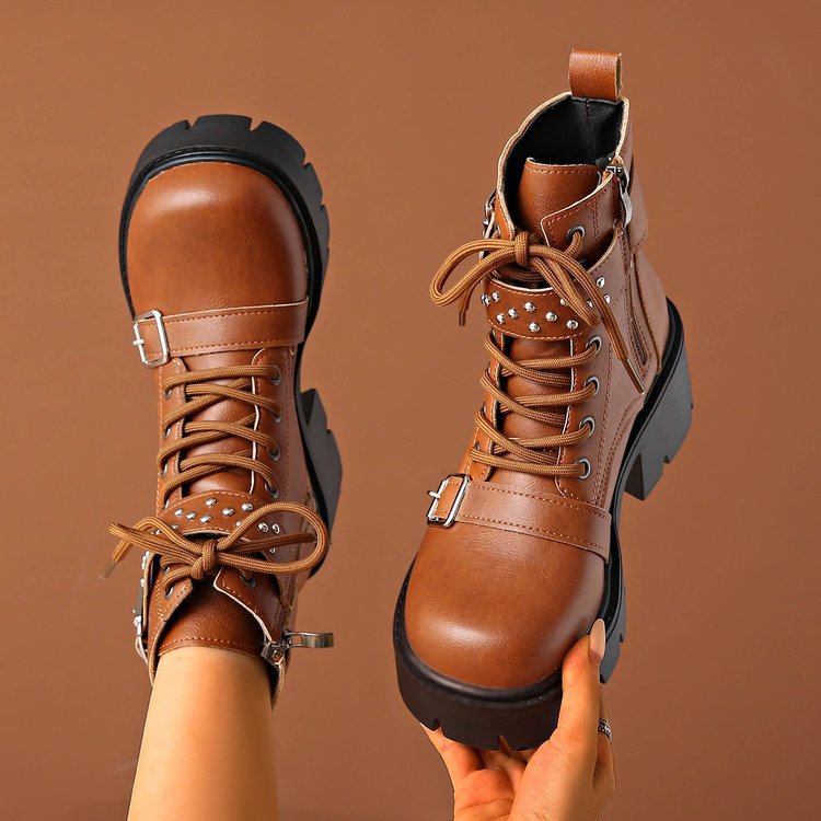 Vintage Inspired Orthopedic Boots