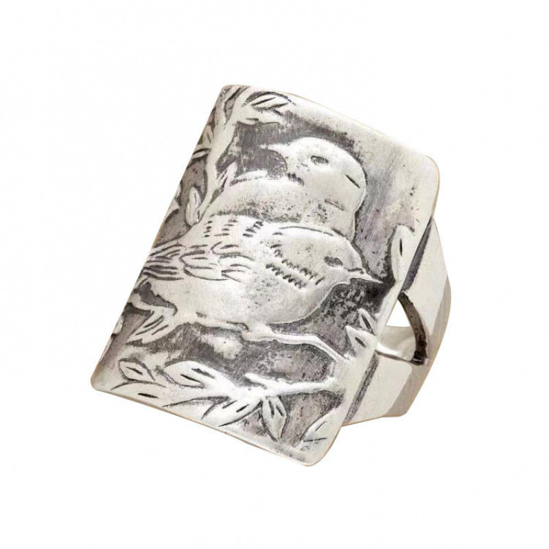 Delicate Artisan Silver Ring