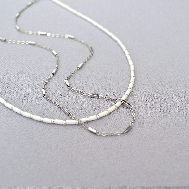 Romantic Silver Necklace for Special Moments