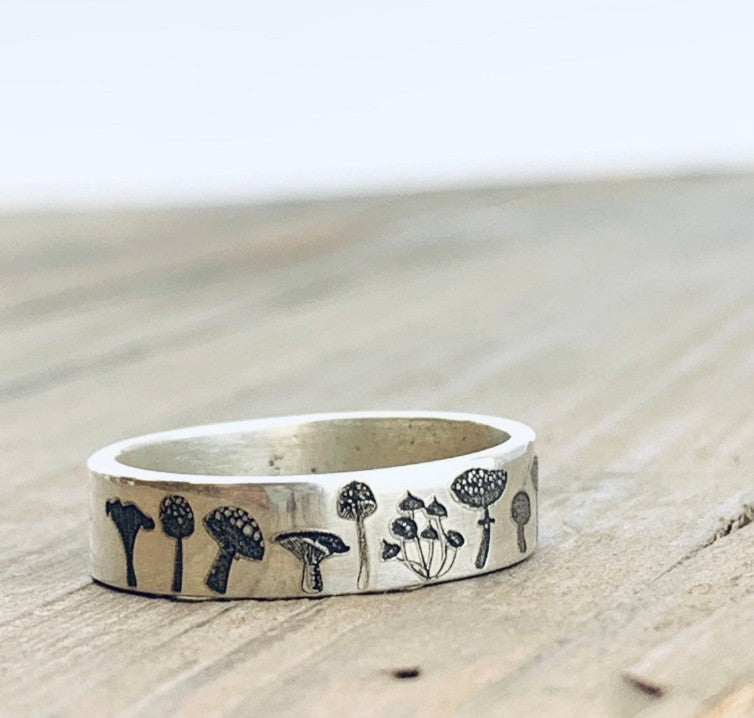 Delicate Artisan Silver Ring