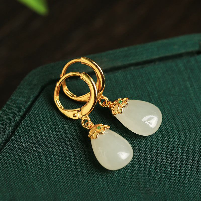 Delicate Artisan Gold Earring